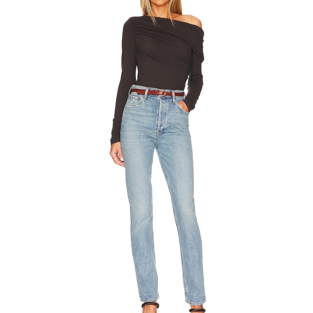 Agolde Sky Blue Boyfriend Jeans